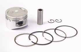 KIT PISTON ZANELLA SEXY/MOTOMEL TOP125 54mm (0.25) STD [W27301]